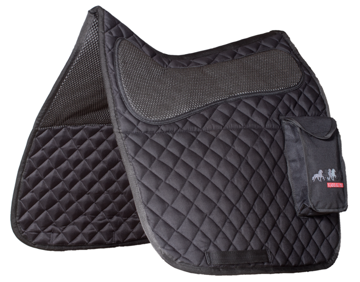 Karlslund Saddle pad with pocket, cotton